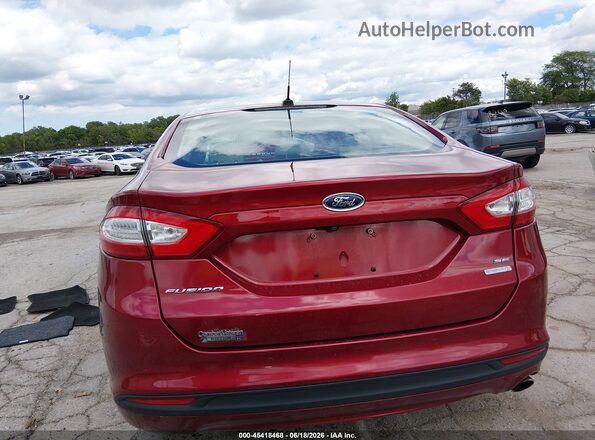 3FA6P0HD1GR377126 2016 FORD FUSION Красный 