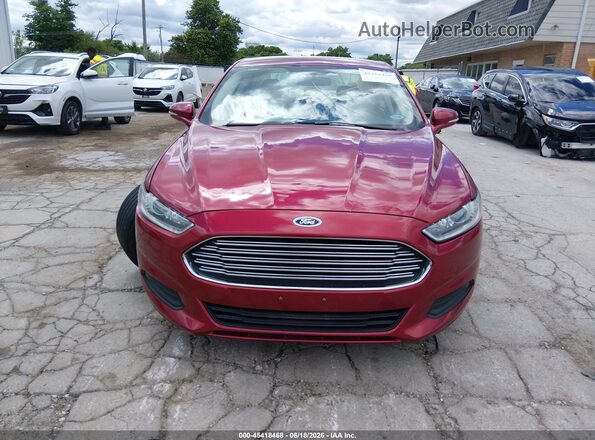 3FA6P0HD1GR377126 2016 FORD FUSION Красный Вид щитка приборов