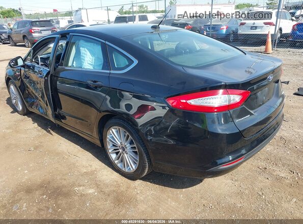 3FA6P0HD1GR379779 2016 FORD FUSION Черный Задняя левая четверть