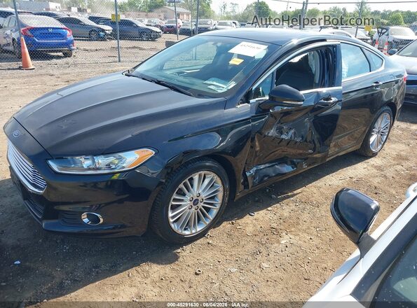 3FA6P0HD1GR379779 2016 FORD FUSION Черный Передняя левая четверть
