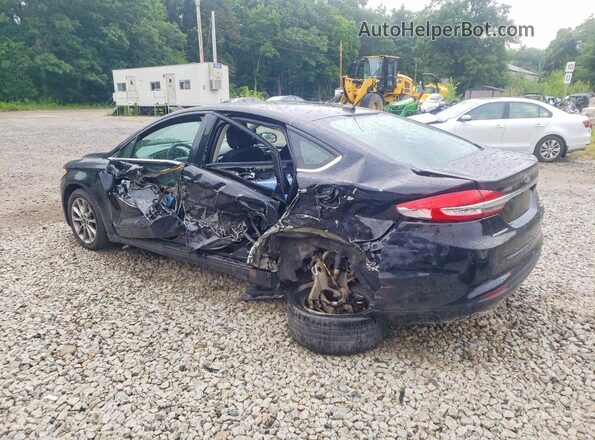3FA6P0HD1HR331703 2017 FORD FUSION Черный Задняя левая четверть