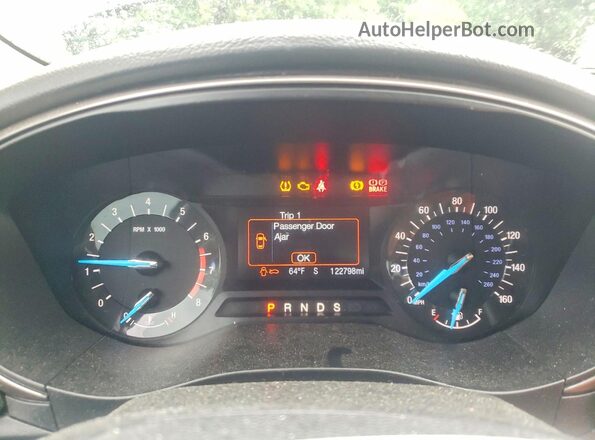 3FA6P0HD1HR331703 2017 FORD FUSION Черный Вид щитка приборов