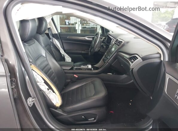 3FA6P0HD1HR339767 2017 FORD FUSION Gray წინა სალონის ხედი