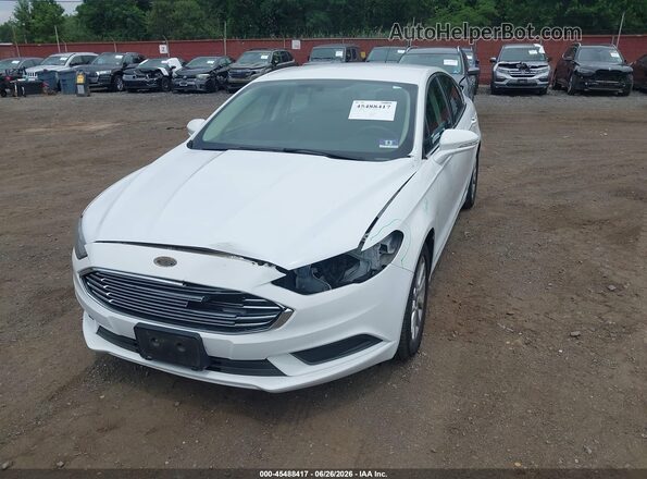 3FA6P0HD1HR371649 2017 FORD FUSION White Front view