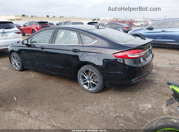 3FA6P0HD1HR401457 2017 FORD FUSION Черный Задняя левая четверть