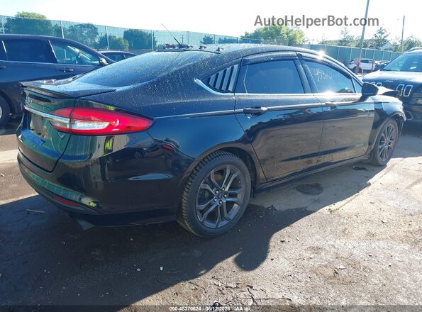 3FA6P0HD1JR126520 2018 FORD FUSION Black Задня права чверть