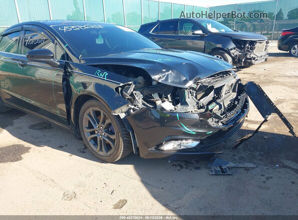 3FA6P0HD1JR126520 2018 FORD FUSION Black Вид спереду