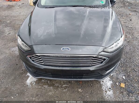 3FA6P0HD1JR174180 2018 FORD FUSION Gray Front view