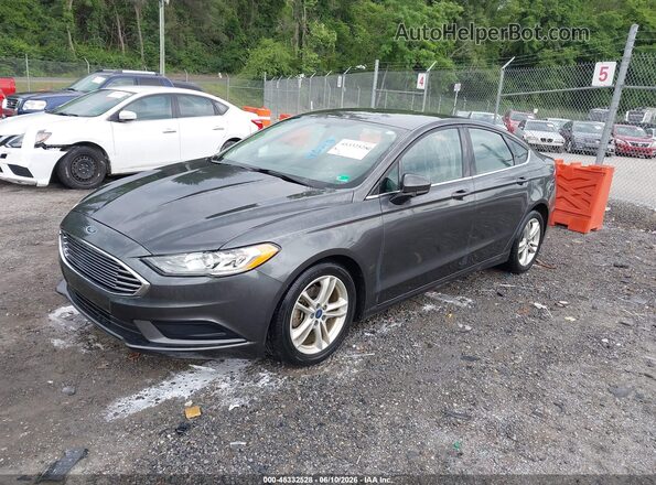 3FA6P0HD1JR174180 2018 FORD FUSION Gray Front left