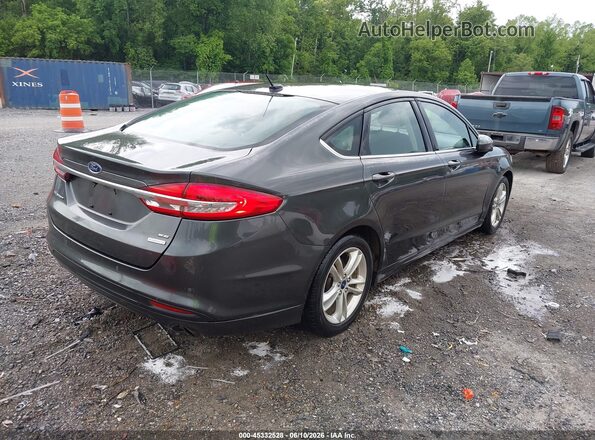 3FA6P0HD1JR174180 2018 FORD FUSION Gray Rear right
