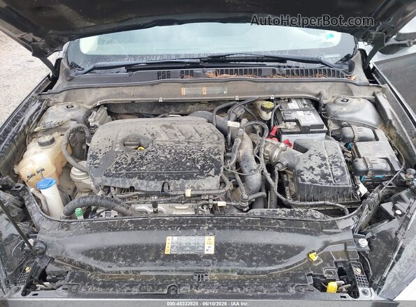 3FA6P0HD1JR174180 2018 FORD FUSION Gray Rear view