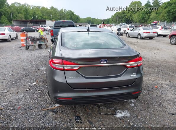 3FA6P0HD1JR174180 2018 FORD FUSION Gray 