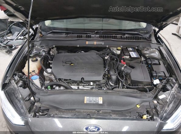 3FA6P0HD1JR183123 2018 FORD FUSION Gray უკანა ხედი