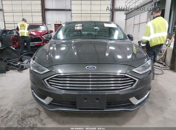 3FA6P0HD1JR183123 2018 FORD FUSION Gray უკანა სალონის ხედი