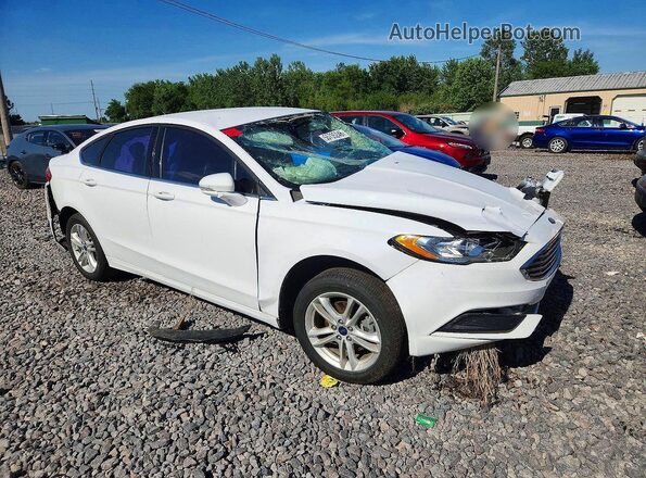 3FA6P0HD1JR207906 2018 FORD FUSION White Front right