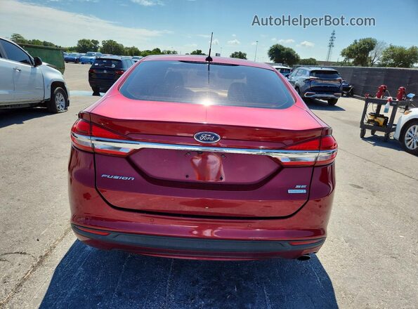 3FA6P0HD1JR223104 2018 FORD FUSION Красный 