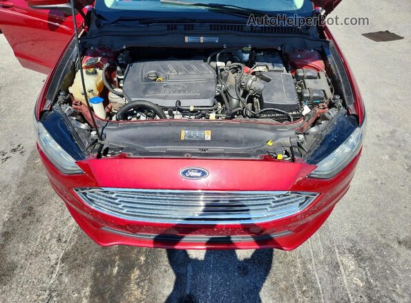3FA6P0HD1JR223104 2018 FORD FUSION Красный 