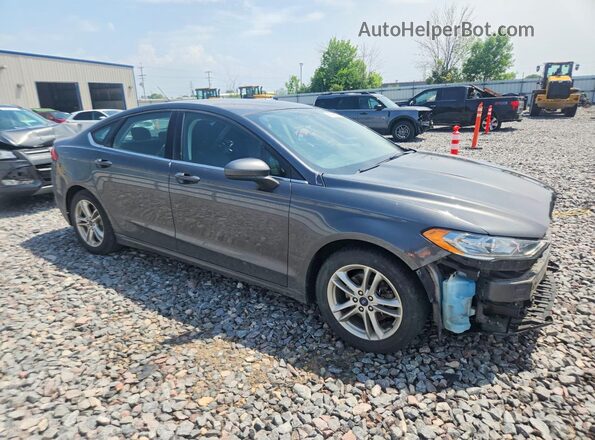 3FA6P0HD1JR238816 2018 FORD FUSION Gray 