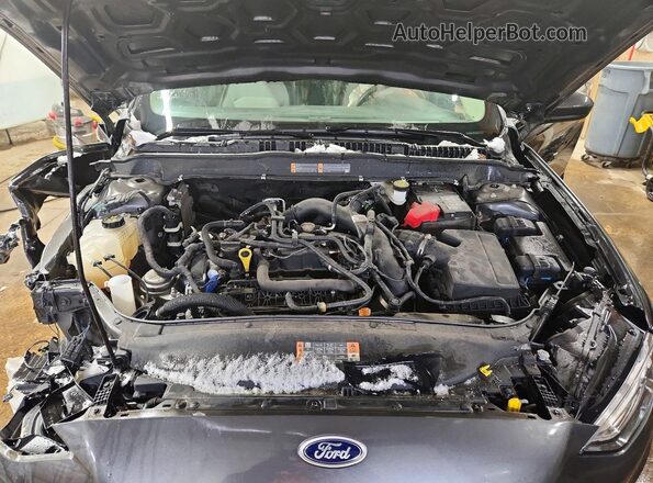3FA6P0HD1LR106061 2020 FORD FUSION Gray Вид задньої частини салону