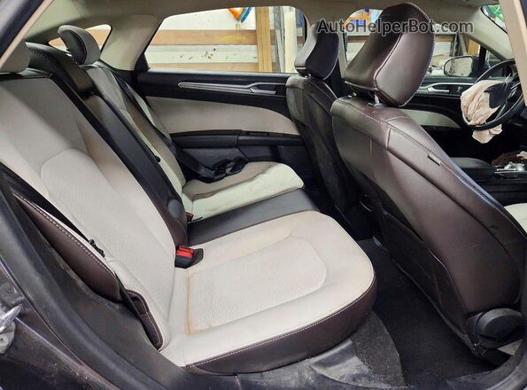3FA6P0HD1LR106061 2020 FORD FUSION Gray Вид задніх сидінь