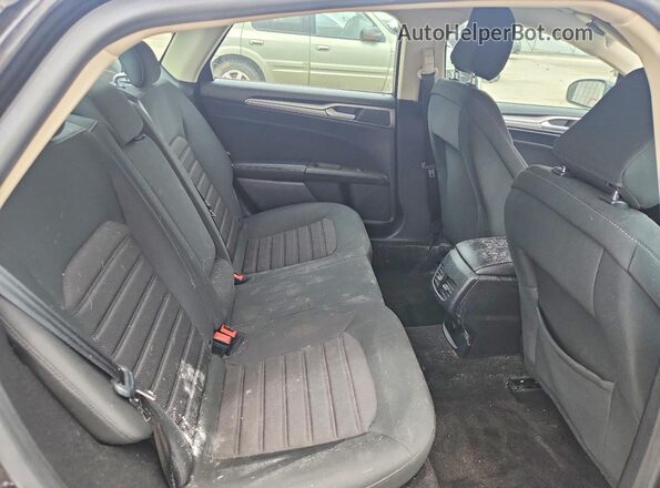 3FA6P0HD1LR124172 2020 FORD FUSION Black Rear seats view