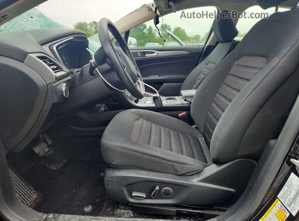 3FA6P0HD1LR124172 2020 FORD FUSION Black Front interior view