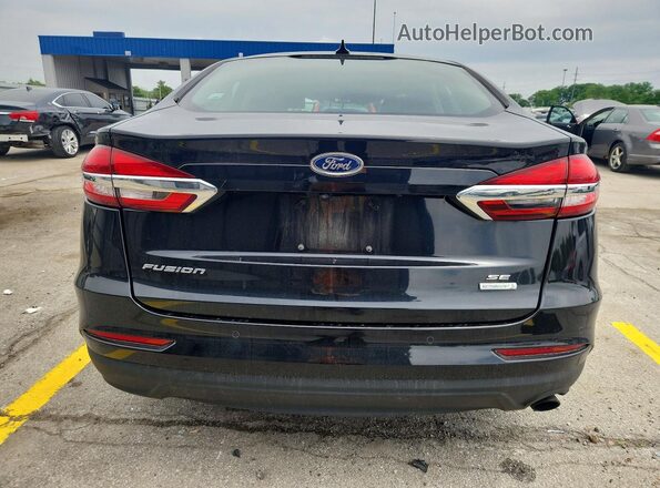 3FA6P0HD1LR124172 2020 FORD FUSION Black Rear view