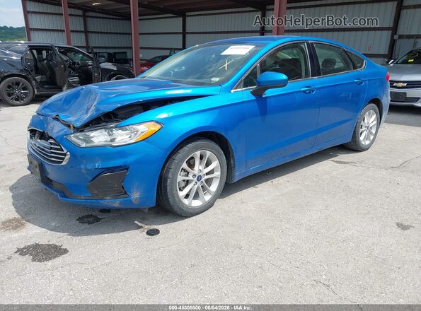 3FA6P0HD1LR128884 2020 FORD FUSION Blue Przód lewy