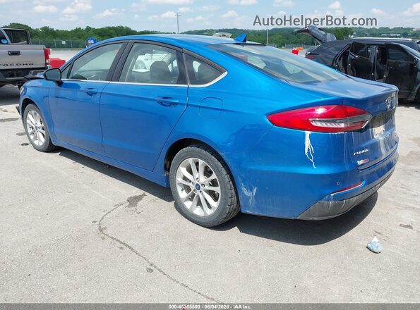3FA6P0HD1LR128884 2020 FORD FUSION Blue Tył lewy