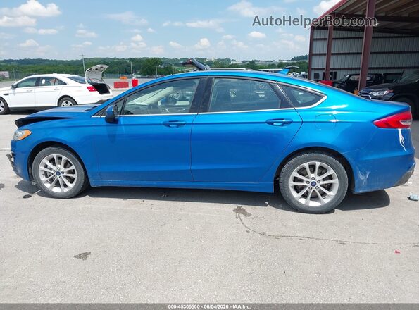 3FA6P0HD1LR128884 2020 FORD FUSION Blue Widok wnętrza 360 stopni
