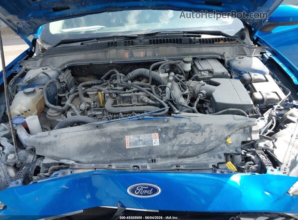 3FA6P0HD1LR128884 2020 FORD FUSION Blue Widok z tyłu