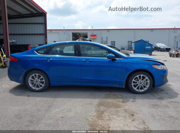 3FA6P0HD1LR128884 2020 FORD FUSION Blue Widok wnętrza z tyłu