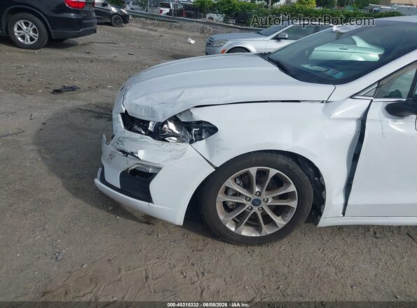 3FA6P0HD1LR216169 2020 FORD FUSION White წინა ხედი