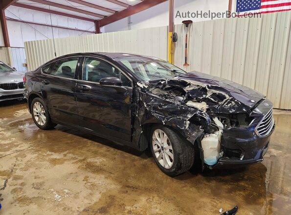 3FA6P0HD1LR218049 2020 FORD FUSION Black Delantero derecho