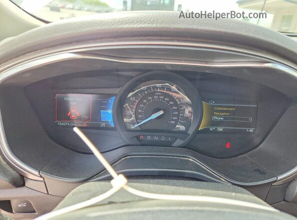 3FA6P0HD1LR251990 2020 FORD FUSION White Vista del cuadro de instrumentos