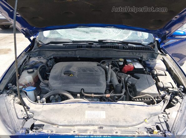 3FA6P0HD2GR165707 2016 FORD FUSION Blue Rear view