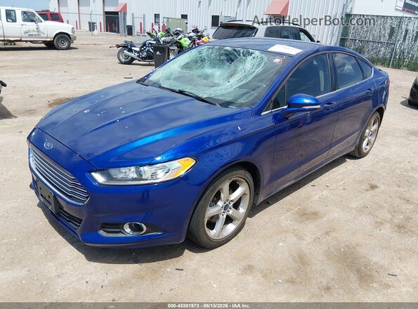 3FA6P0HD2GR165707 2016 FORD FUSION Blue Front left