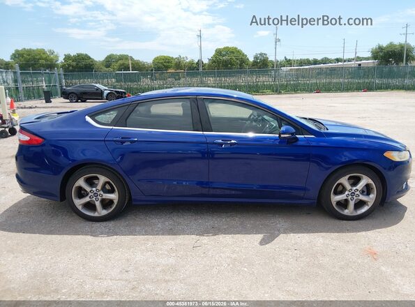 3FA6P0HD2GR165707 2016 FORD FUSION Blue Rear interior view