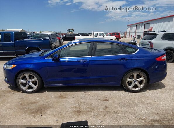 3FA6P0HD2GR165707 2016 FORD FUSION Blue 360 interior view