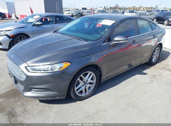 3FA6P0HD2GR202772 2016 FORD FUSION Gray წინა მარცხენა ხედი სამი მეოთხედიდან