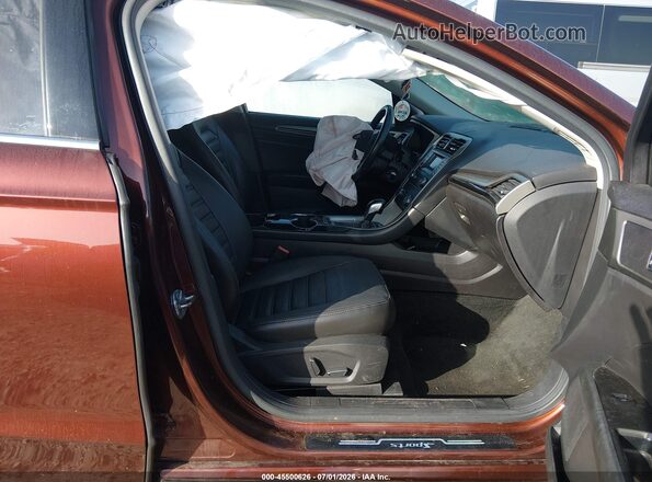 3FA6P0HD2GR231978 2016 FORD FUSION Maroon Front interior view