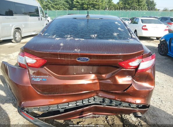 3FA6P0HD2GR231978 2016 FORD FUSION Maroon Front view