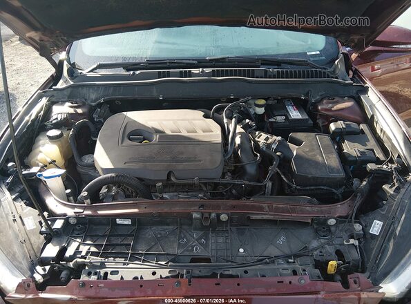 3FA6P0HD2GR231978 2016 FORD FUSION Maroon Rear view