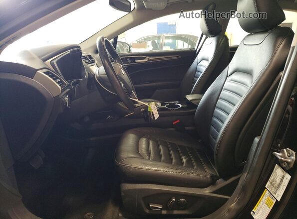 3FA6P0HD2GR281179 2016 FORD FUSION Черный Вид салона спереди