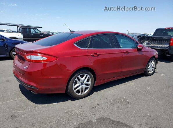 3FA6P0HD2GR282798 2016 FORD FUSION Red Trasero derecho