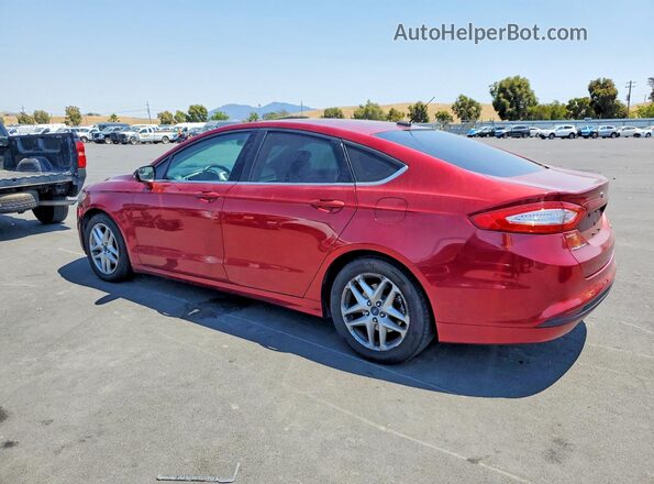 3FA6P0HD2GR282798 2016 FORD FUSION Red Trasero izquierdo