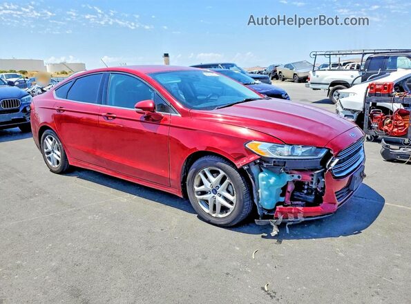 3FA6P0HD2GR282798 2016 FORD FUSION Red Delantero derecho