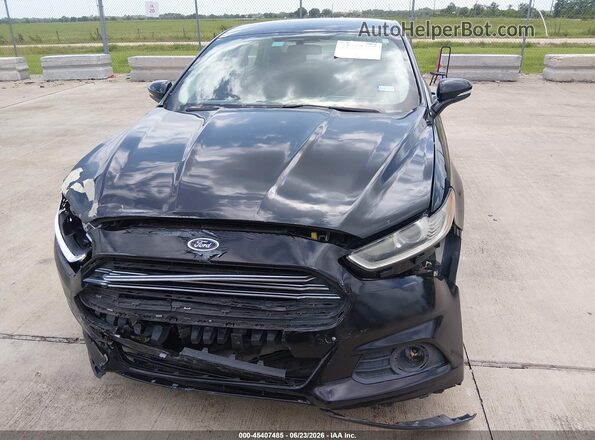 3FA6P0HD2GR390158 2016 FORD FUSION Black Front view