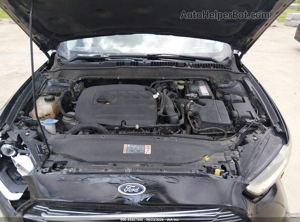 3FA6P0HD2GR390158 2016 FORD FUSION Black Rear view