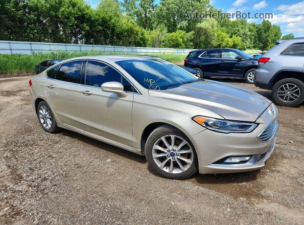 3FA6P0HD2HR245977 2017 FORD FUSION Tan 